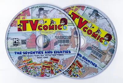Buy TV Comic (1970s/1980s) The Comic Book Archive - 396 Issues! (2 Disc Set) • 6.99£