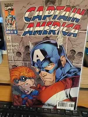 Buy Captain America #8 Marvel Comics NM- • 2£