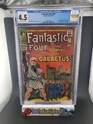 Buy Fantastic Four #48 CGC 4.5 1st App Of Silver Surfer & Galactus 4181283006 • 948.73£