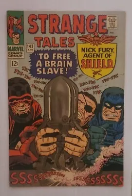 Buy Strange Tales #143 - To Free A Brain Slave (Marvel, 1966) FN+ • 19.77£