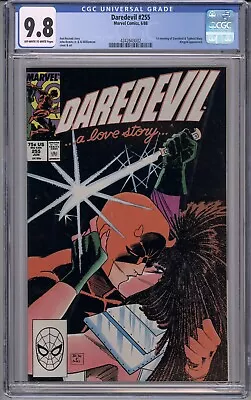 Buy Daredevil #255 CGC 9.8 NM/MT Key 1st Typhoid Mary Meeting 1988 Marvel Comics • 241.28£