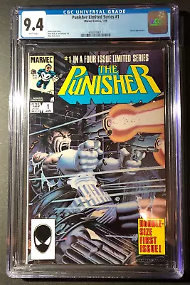 Buy MCU Punisher Limited Series #1 ~ CGC 9.4 White Pages NM 1998+ MIKE ZECK+ Jigsaw • 140.43£