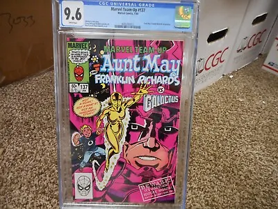 Buy Marvel Team-Up 137 Cgc 9.6 Spiderman 1st Appearacnce Of Golden Oldie Vs Galactus • 64.29£