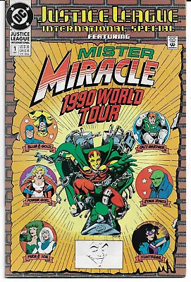 Buy JUSTICE LEAGUE [INTERNATIONAL] - Special No. 1 (1990) Featuring MISTER MIRACLE • 3.50£
