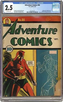 Buy Adventure Comics #66 CGC 2.5 1941 4151670013 • 1,000.76£