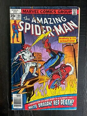 Buy Amazing Spider-Man #184 GD/VG Bronze Age Comic First Appearance Of White Dragon! • 4.79£