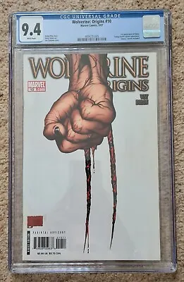 Buy Wolverine Origins #10 - Marvel - First Appearance Of Daken - CGC 9.4 • 99.99£