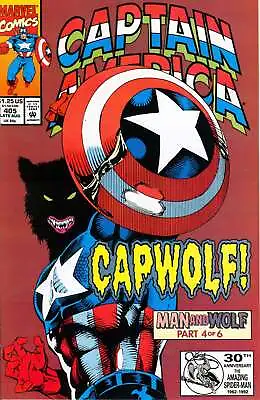 Buy Captain America (1st Series) #405 VF; Marvel | Capwolf - We Combine Shipping • 12.61£