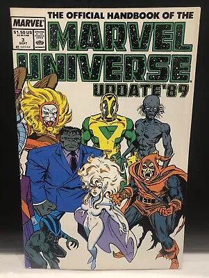 Buy OFFICIAL HANDBOOK OF THE MARVEL UNIVERSE UPDATE 89 #3 Comic , Marvel Newsstand • 2.52£
