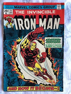 Buy Iron Man 71 (1974) Yellow Claw App, Cents • 9.99£