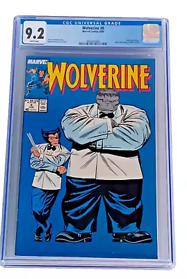 Buy Wolverine #8 CGC 9.2 WP 6/1989 Patch & Joe Fixit • 94.69£