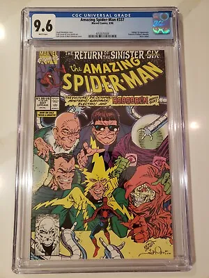 Buy Amazing Spider-Man 337 CGC 9.6 Marvel Comics 1990 • 70.70£