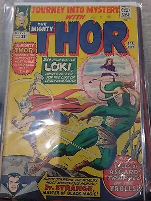 Buy Journey Into Mystery # 108 - Vg 3.5 (1964)- Loki, Dr.strange, Jane Foster • 63.06£