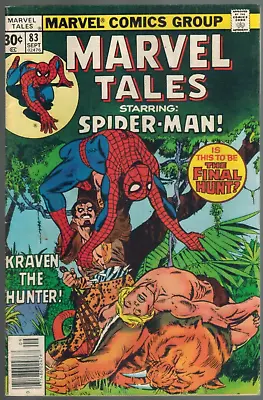 Buy Marvel Tales 83  Kraven The Hunter!  (rep Amazing Spider-Man 104)  1977 VG • 7.99£