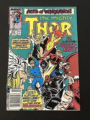 Buy Mighty Thor # 412 VF+ Marvel Comic Book New Warriors Odin Loki Hulk Newsstand • 19.70£