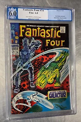 Buy Fantastic Four (1968) #74 * Silver Surfer * Galactus * Jack Kirby/Stan Lee Fine • 79.95£