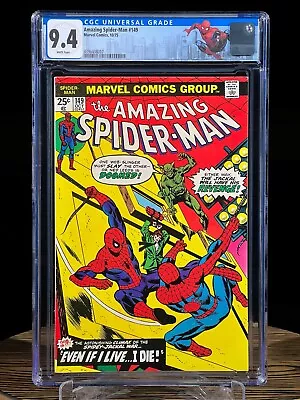 Buy AMAZING SPIDER-MAN #149 Oct 1975  CGC 9.4 1st App Ben Reilly Scarlet Spider KEY • 312.29£