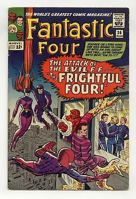 Buy Fantastic Four #36 GD/VG 3.0 1965 1st App. Madame Medusa (Inhumans) • 90.92£