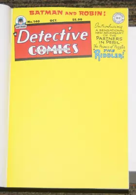 Buy DC Detective Comics #140 Facsimile BLANK Sketch Cover Variant - 1st Riddler! • 5.59£