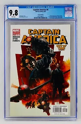 Buy Captain America #6 CGC 9.8 Epting Variant First Winter Soldier Appearance 1st • 236.50£