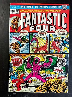 Buy Fantastic Four #140 FN Bronze Age Comic Featuring Annihilus! • 4.79£