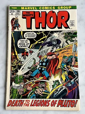 Buy Thor #199 1st Ego-Prime F 6.0 - Buy 3 For FREE Shipping! (Marvel, 1972) • 8.59£