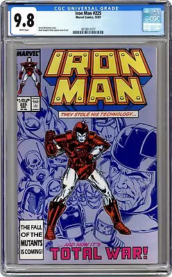 Buy Iron Man #225 CGC 9.8 1987 4018011017 • 275.83£