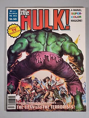 Buy HULK MAGAZINE #13 1979 High Grade Magazine 1st Sienkiewicz Art Moon Knight • 63.93£