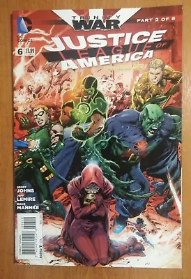 Buy Justice League Of America #6 - DC Comics 2nd Print Variant Cover 2013 Series • 5£