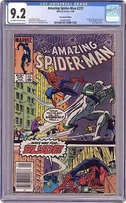 Buy Amazing Spider-Man #272N CGC 9.2 Newsstand 1986 4356894006 • 46.87£