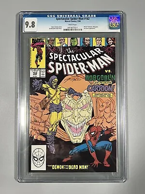 Buy Spectacular Spider-Man #162 CGC GRADED 9.8 - Hobgoblin Carrion • 101.59£