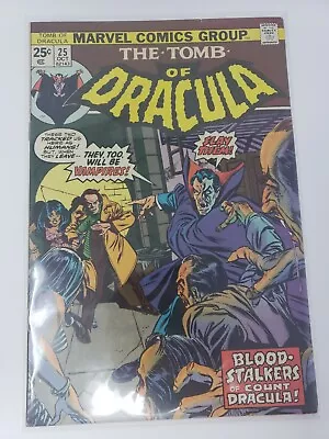 Buy #25 Tomb Of Dracula 1974 Raw Comic Hannibal King Origin & 1st App • 104.53£