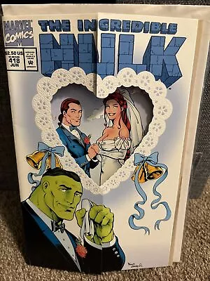 Buy INCREDIBLE HULK#418 1st Talos Skrull/WEDDING ISSUE/1994 MARVEL COMICS • 6.03£