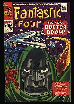 Buy Fantastic Four #57 FN+ 6.5 Doctor Doom Silver Surfer Appearance Marvel 1966 • 68.76£