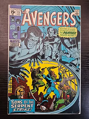 Buy Avengers #73 1970 Nice Copy Comic Book Monica Lynne Key • 14.19£