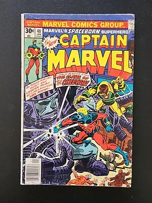 Buy Marvel Comics Captain Marvel #48 January 1977 1st App Cheetah • 5.63£