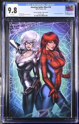 Buy Amazing Spider-Man 20 - Black Cat Mary Jane Virgin Variant Ariel Diaz - CGC 9.8 • 75£