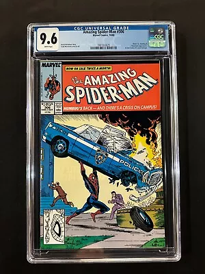 Buy Amazing Spider-Man #306 CGC 9.6 (1988) - Action Comics #1 Cover Homage • 94.83£