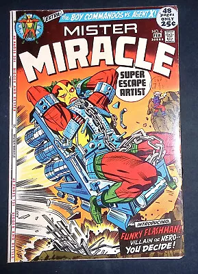 Buy Mister Miracle #6 1st Appearance Of Funky Flashman, A Parody Of Stan Lee F- • 20.69£