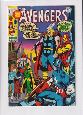 Buy Avengers (1963) #  92 UK Price (6.5-FN+) (1961908) Neal Adams 1971 • 45£