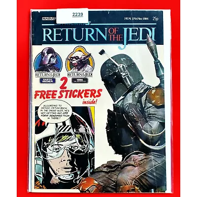 Buy Return Of The Jedi # 74   1 Star Wars Weekly Comic 17 11 84 UK 1984 (Lot 2239 . • 8.50£