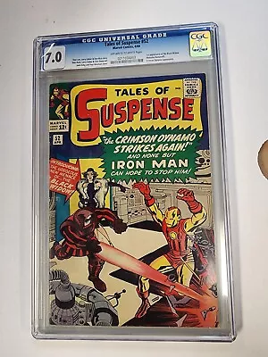 Buy Tales Of Suspense #52 CGC 7.0 Silver Age 1st App. Of The Black Widow Marvel • 1,608.55£