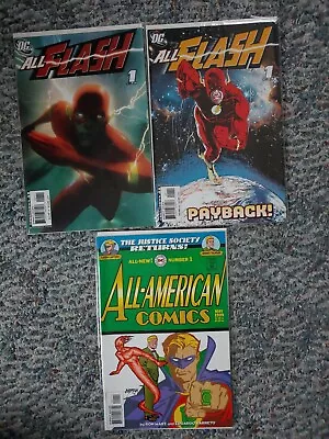 Buy Flash All Flash #1 REGULAR & VARIANT COVERS + ALL AMERICAN COMICS #1 DC COMICS • 10.25£