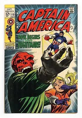 Buy Captain America #115 FN- 5.5 1969 • 43.45£
