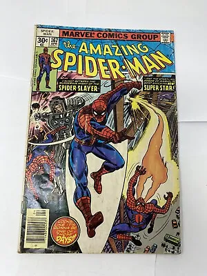 Buy The Amazing Spider-Man #167 (Marvel, April 1977) GD • 5.53£