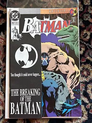 Buy Batman #497 (1993) NM- Bane Breaks Batman's Back • 6.32£
