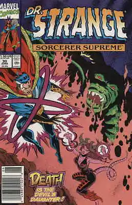 Buy Doctor Strange: Sorcerer Supreme #30 (Newsstand) VF/NM; Marvel | Mephista - We C • 1.98£