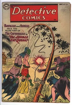 Buy * DETECTIVE Comics #211 (1954) Batman CATWOMAN Cvr & App! Very Good/Fine 5.0 * • 719.24£
