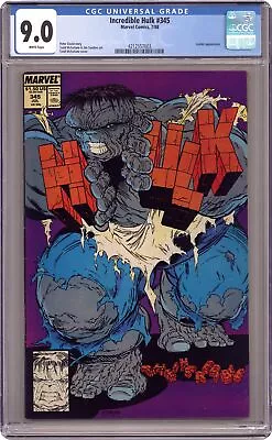 Buy Incredible Hulk #345 CGC 9.0 1988 4212557003 • 83.01£
