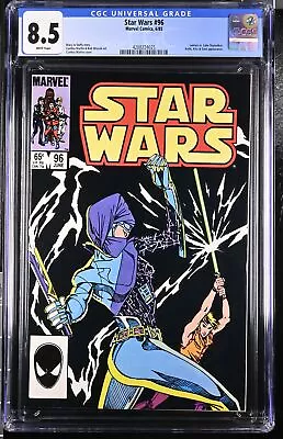 Buy Star Wars #96 - Marvel Comics 1985 CGC 8.5 Lumiya Vs. Luke Skywalker. Knife, Kir • 23.19£